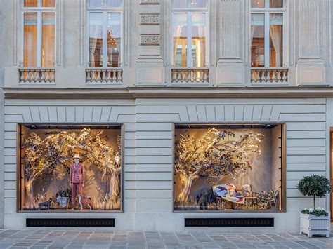 dior window display|Dior 30 montaigne windows.